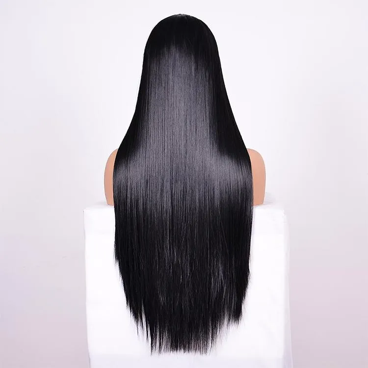 1 Style Straight Lace Front Human Hair Wig - 16