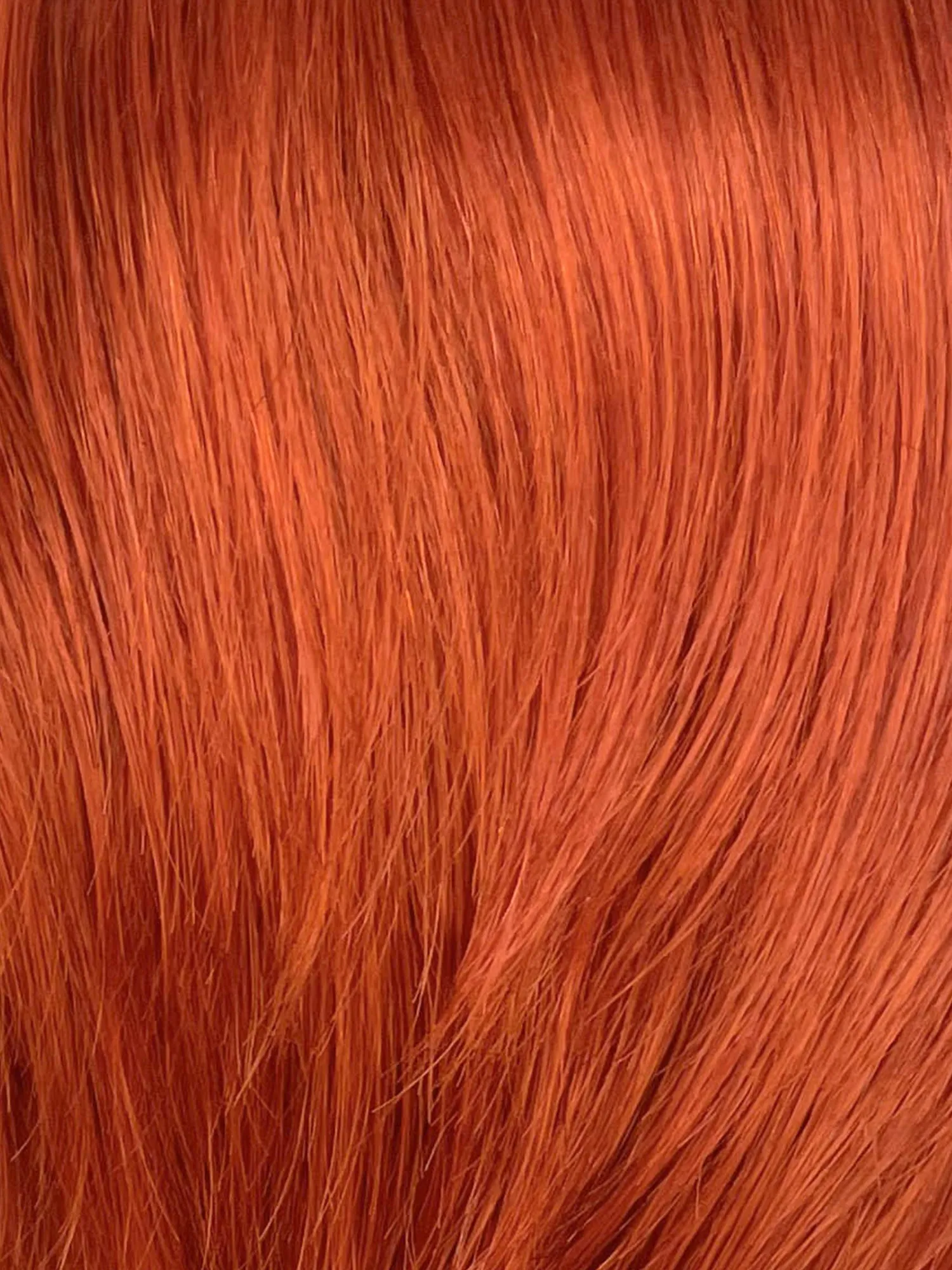 10" Short Straight Orange Lace Top Remy Human Hair HHC198A