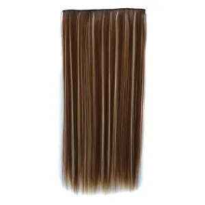 12h613 Long Straight Wig with 5 Clips - 12 Inches