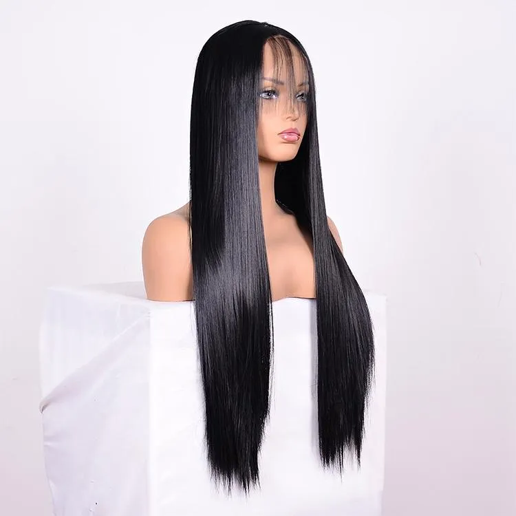 14 Straight Lace Front Human Hair Wig - Style 1 no Code