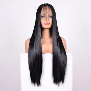 14 Straight Lace Front Human Hair Wig - Style 1 no Code