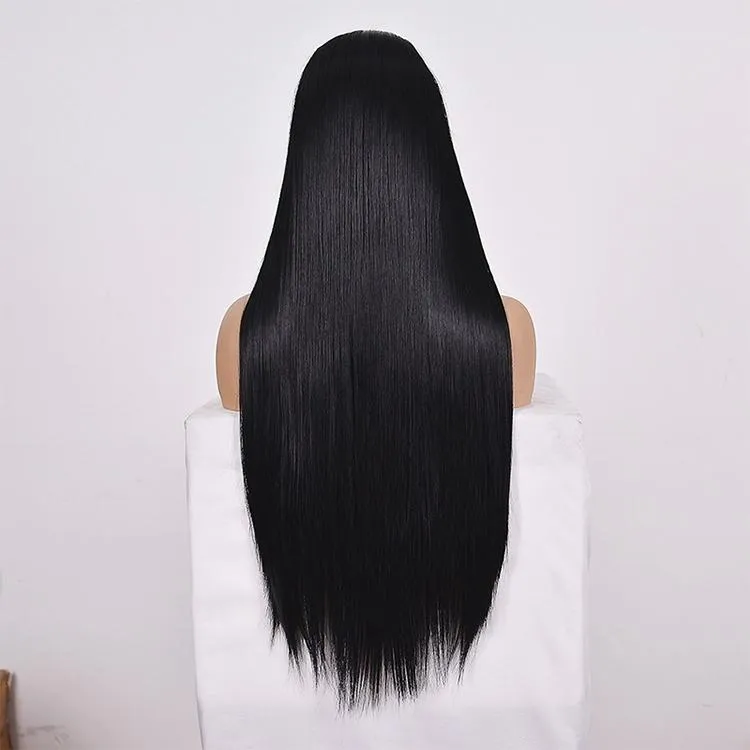 14 Straight Lace Front Human Hair Wig - Style 2 no Code
