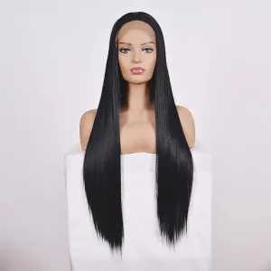 14 Straight Lace Front Human Hair Wig - Style 2 no Code