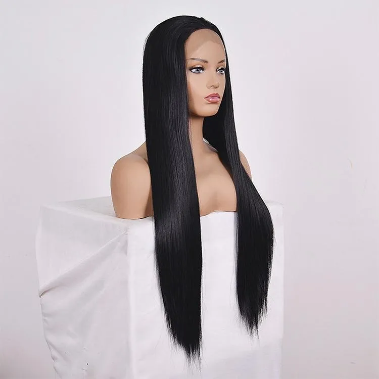 14 Straight Lace Front Human Hair Wig - Style 2 no Code