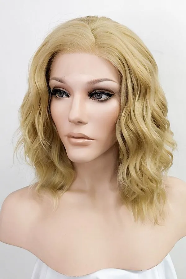 14" Blonde Lace Front Synthetic Hair Wig 20258