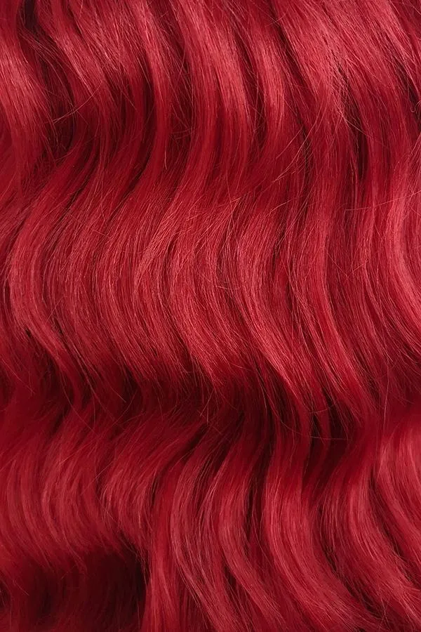 14" Red Lace Front Synthetic Hair Wig 20217