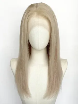20" Long Straight Blonde Full Lace Remy Human Hair HHC180B