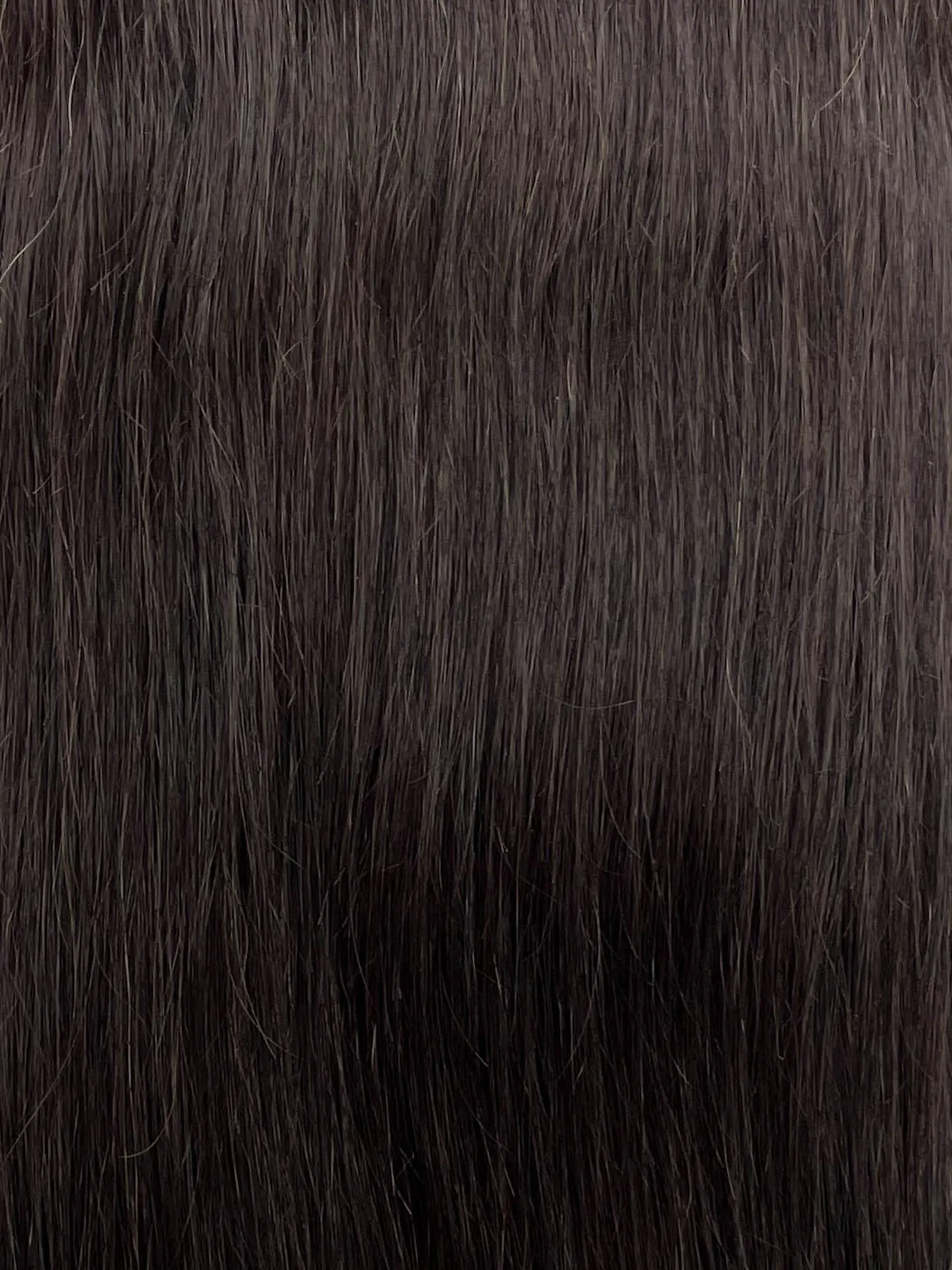 21" Long Straight Brunette Lace Top Remy Human Hair HHC201A