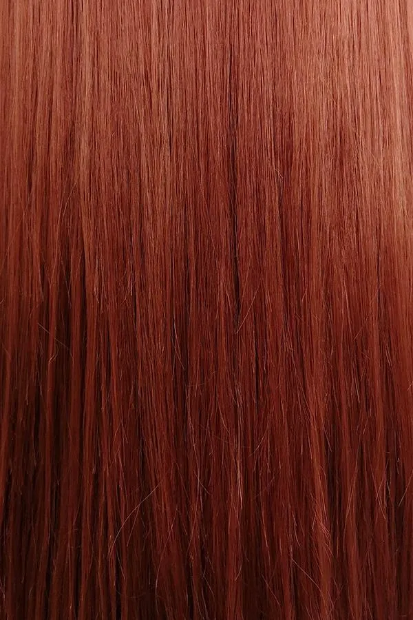 24" Auburn Lace Front Synthetic Wig 20006