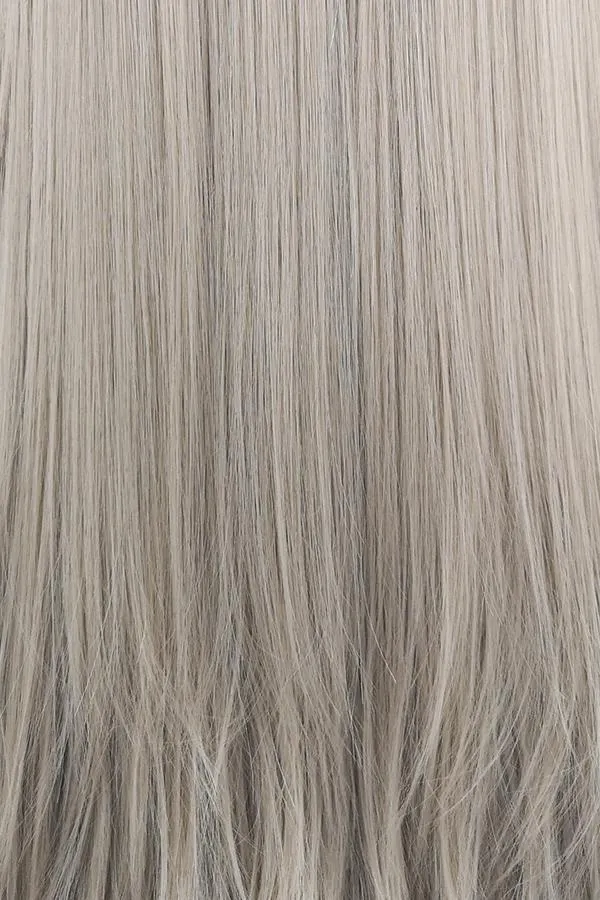 24" Grey Blonde Lace Front Synthetic Wig 20115