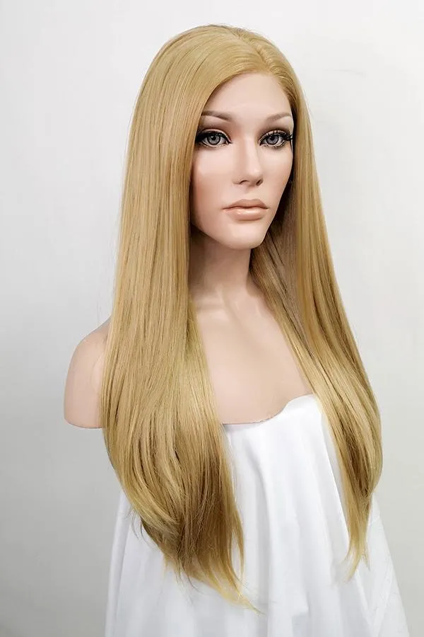 24" Medium Blonde Lace Front Synthetic Wig 20153
