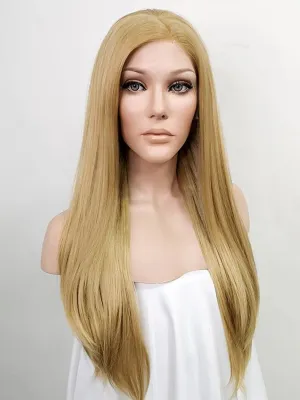 24" Medium Blonde Lace Front Synthetic Wig 20153