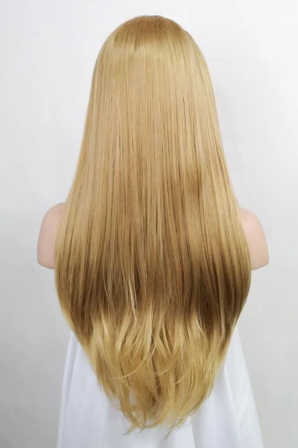 24" Medium Blonde Lace Front Synthetic Wig 20153