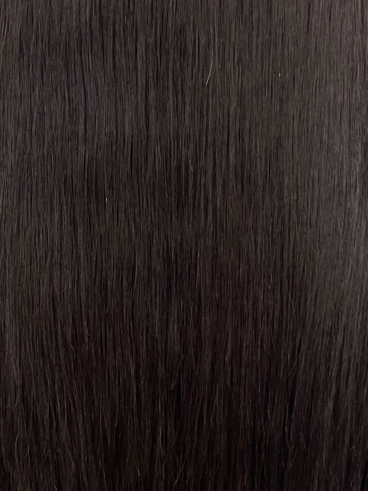 25" Long Straight Brunette Lace Front Remy Human Hair HHC037