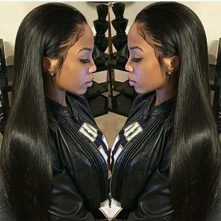 26 Straight Lace Front Human Hair Wig - Style 1 no Code