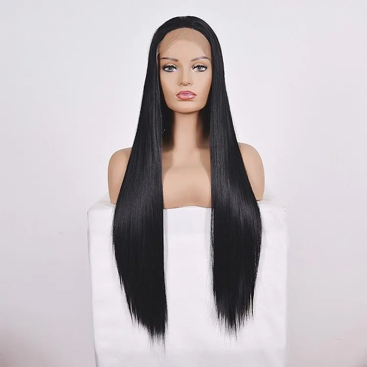 26 Straight Lace Front Human Hair Wig - Style 2 no Code - Natural Look