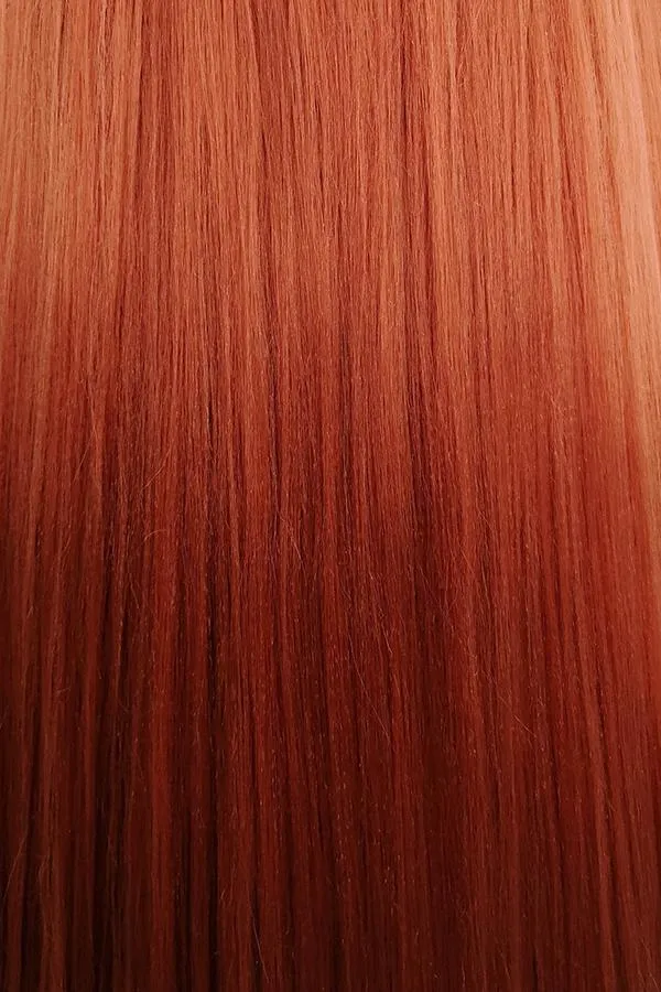 30" Auburn Yaki Lace Front Wig 10009