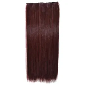 99jm118 Long Straight Wig with Five Clips