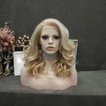Blonde Mix With Gold Tinsel Wig