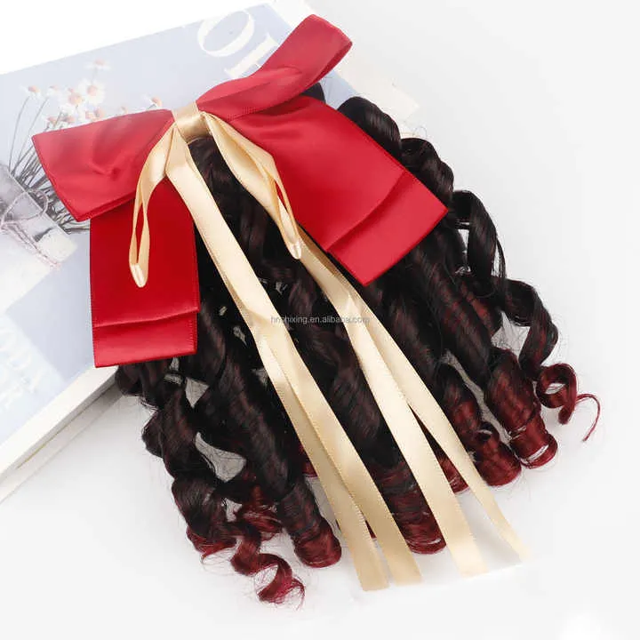 Children's Hair Ponytail Clip With Bow-مشبك شعر