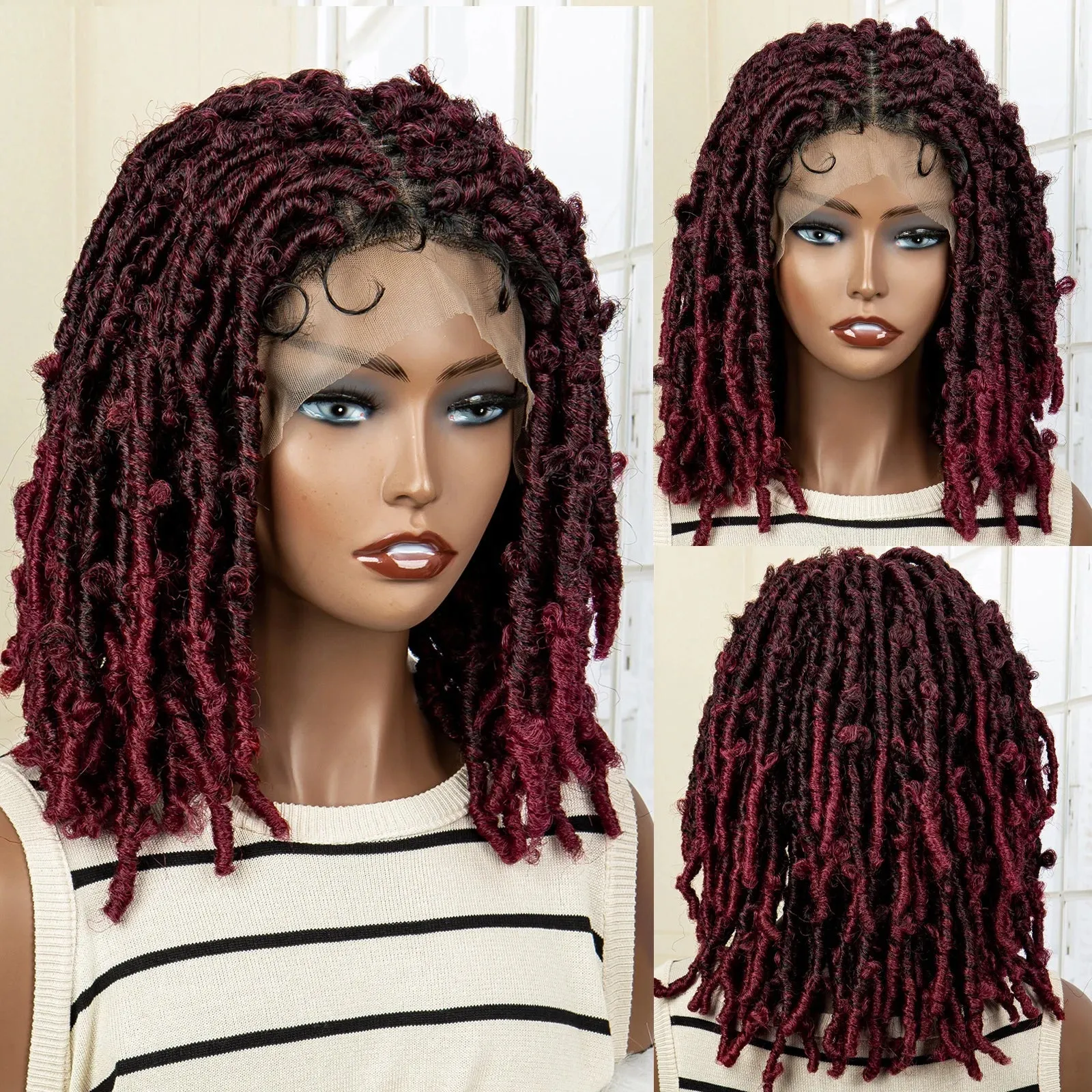 Dreadlocks Braided Lace Frontal Wig