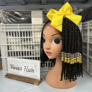Inch African Soft Kids Wig Braid-باروكة شعر أفريقية