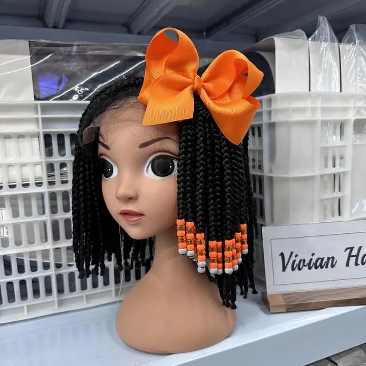 Inch African Soft Kids Wig Braid-باروكة شعر أفريقية