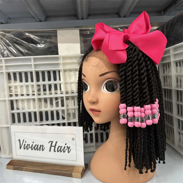 Inch African Soft Kids Wig Braid-باروكة شعر أفريقية