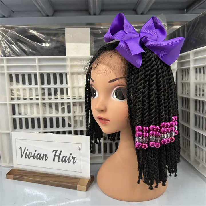 Inch African Soft Kids Wig Braid-باروكة شعر أفريقية