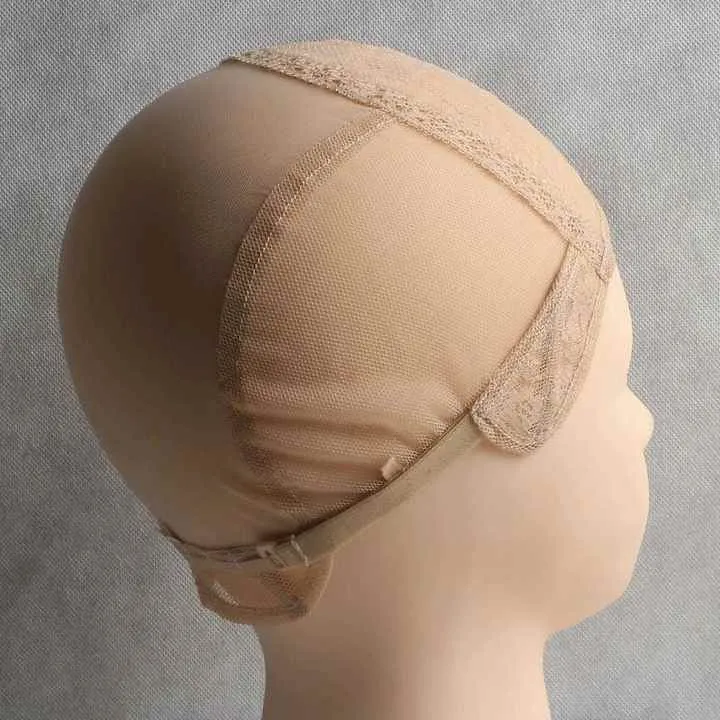 Lace Closure Frontal Base Hand -قطعة شعر شبكية