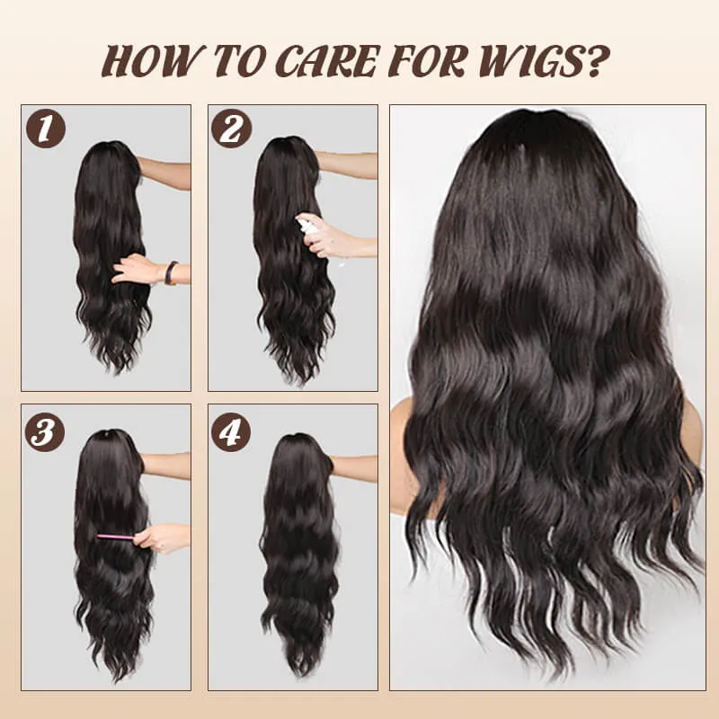 Last Day Sale 50% OffWig long hair Layered Bangs Wigs