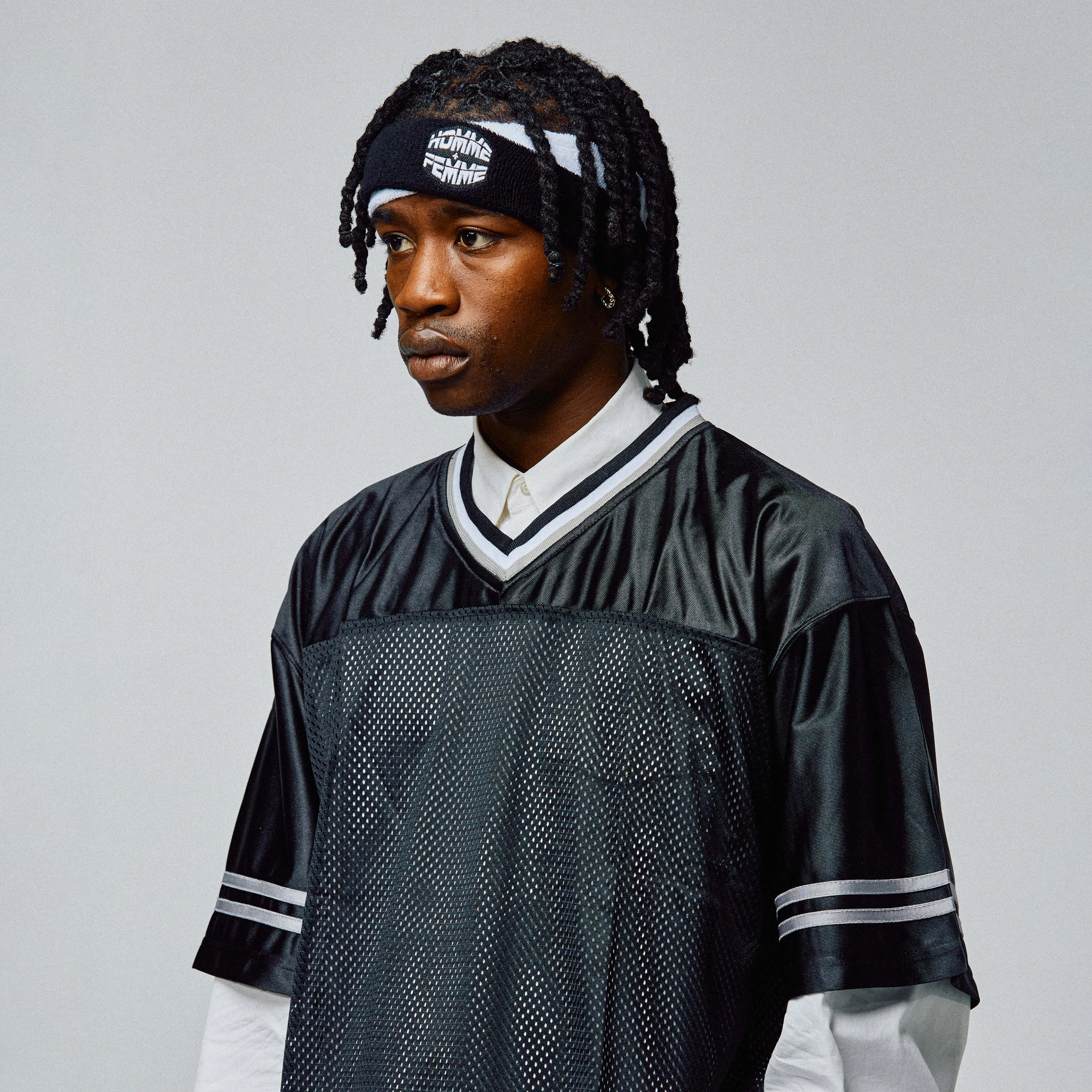 Logo Headband Black