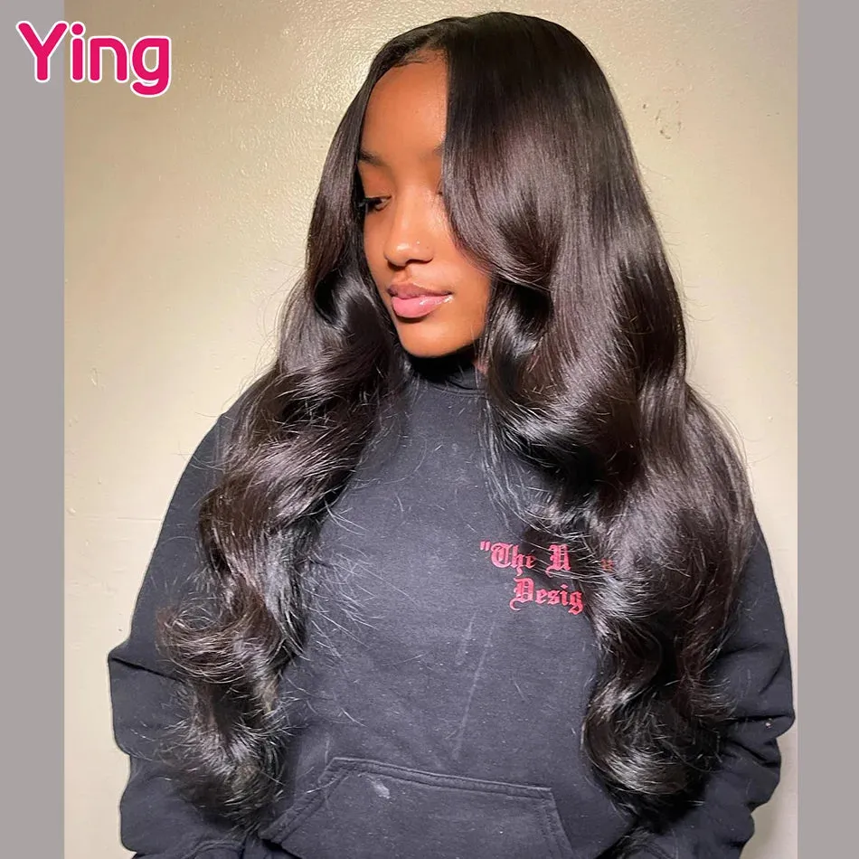 Omber Pink Orange With Black 200% 13x4 13x6 Lace Front Wig Human Hair Body Wave Prepluck Brazilia Human Hair Lace Frontal Wig