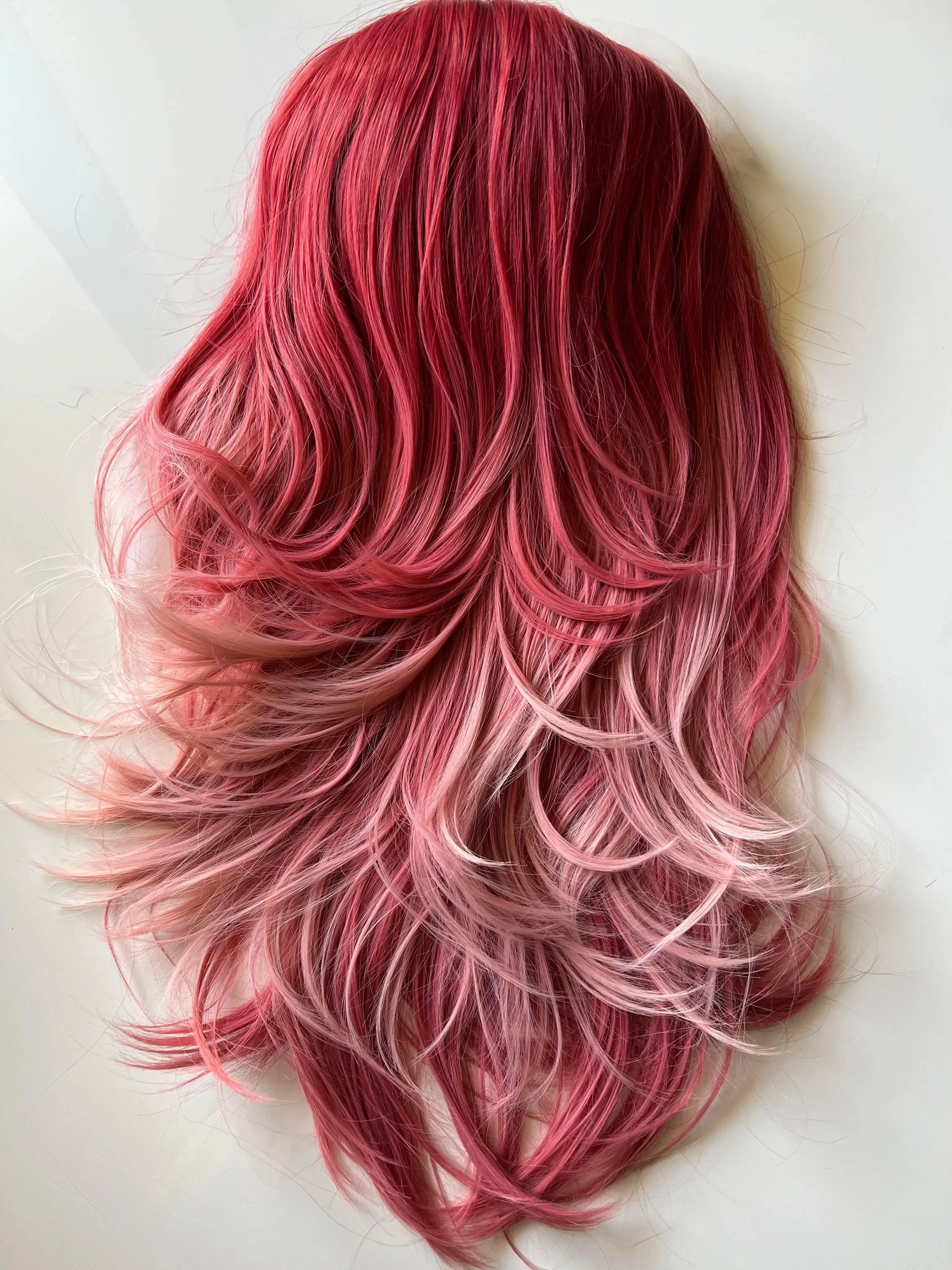 Pink Mix straight Wig