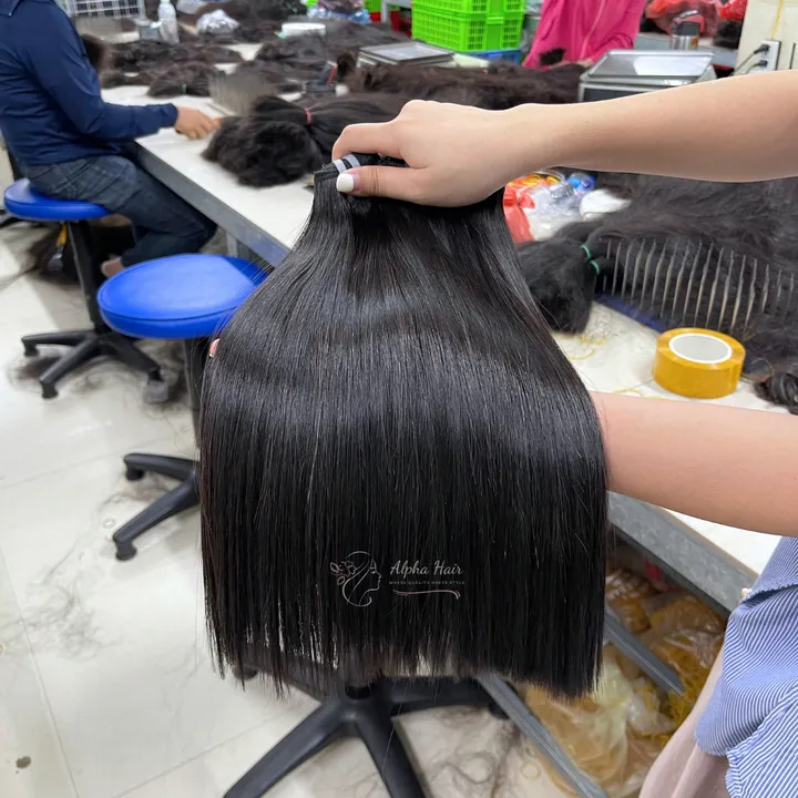 Raw Unprocessed Silky Cheapest Orange-وصلات شعر