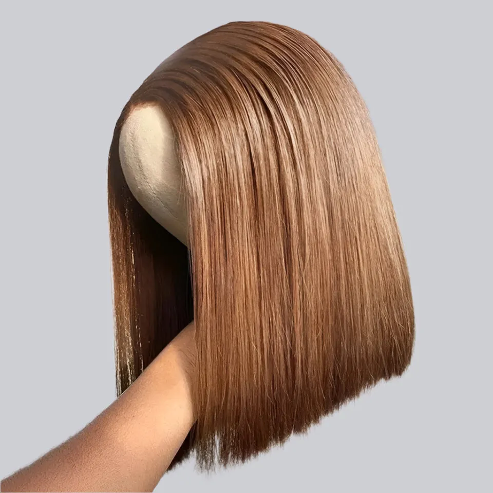Short Bob Lace Front preplucked human wig