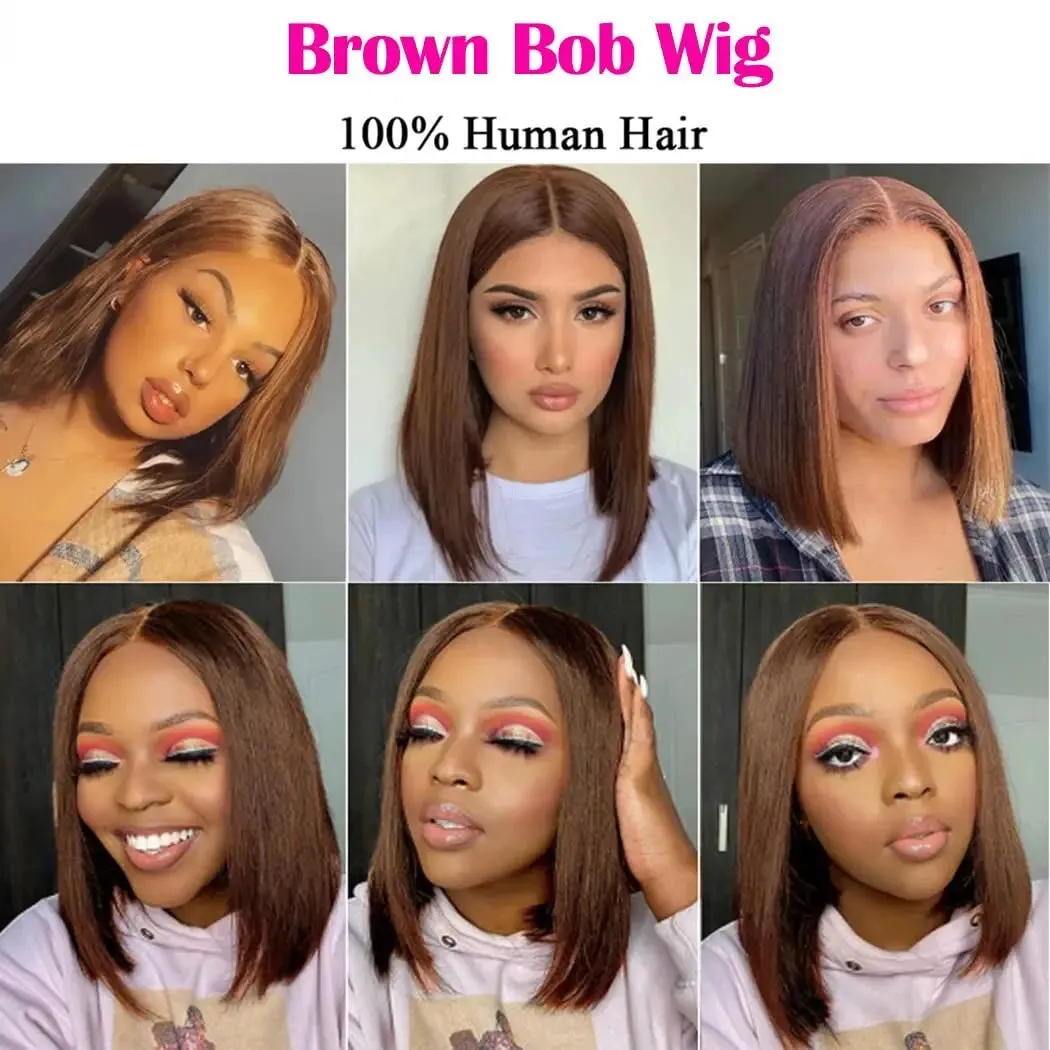 Short Bob Lace Front preplucked human wig