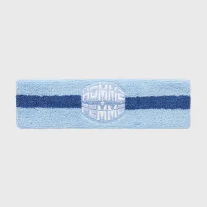 Stripe Logo Headband Blue